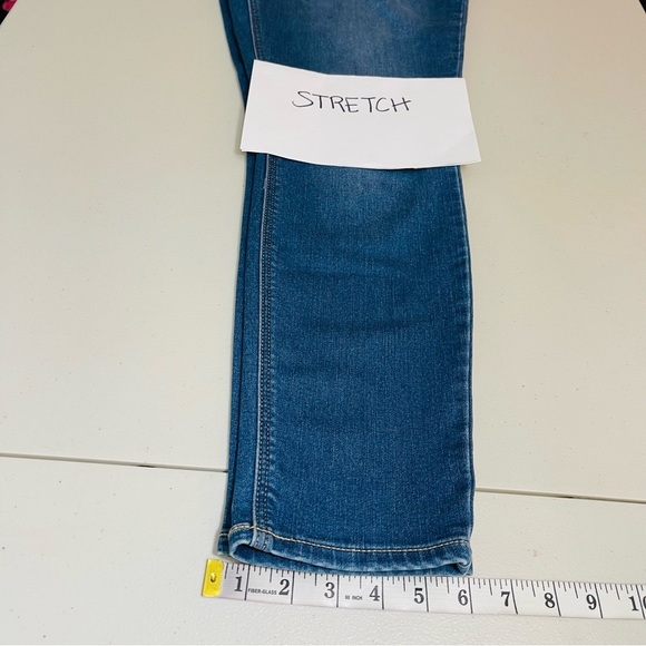 Old Navy High-Rise Rockstar Super Skinny Built -In Warm Jeans 12 Blue Pockets - Picture 10 of 11